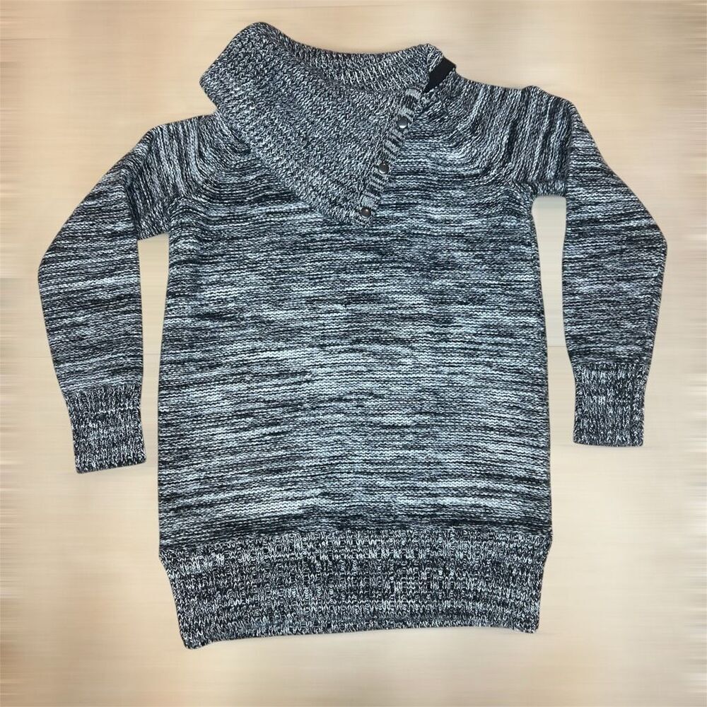 Cynthia Rowley, Long Sleeve Asymmetrical Cowl Neck Sweater, Women’s Medium